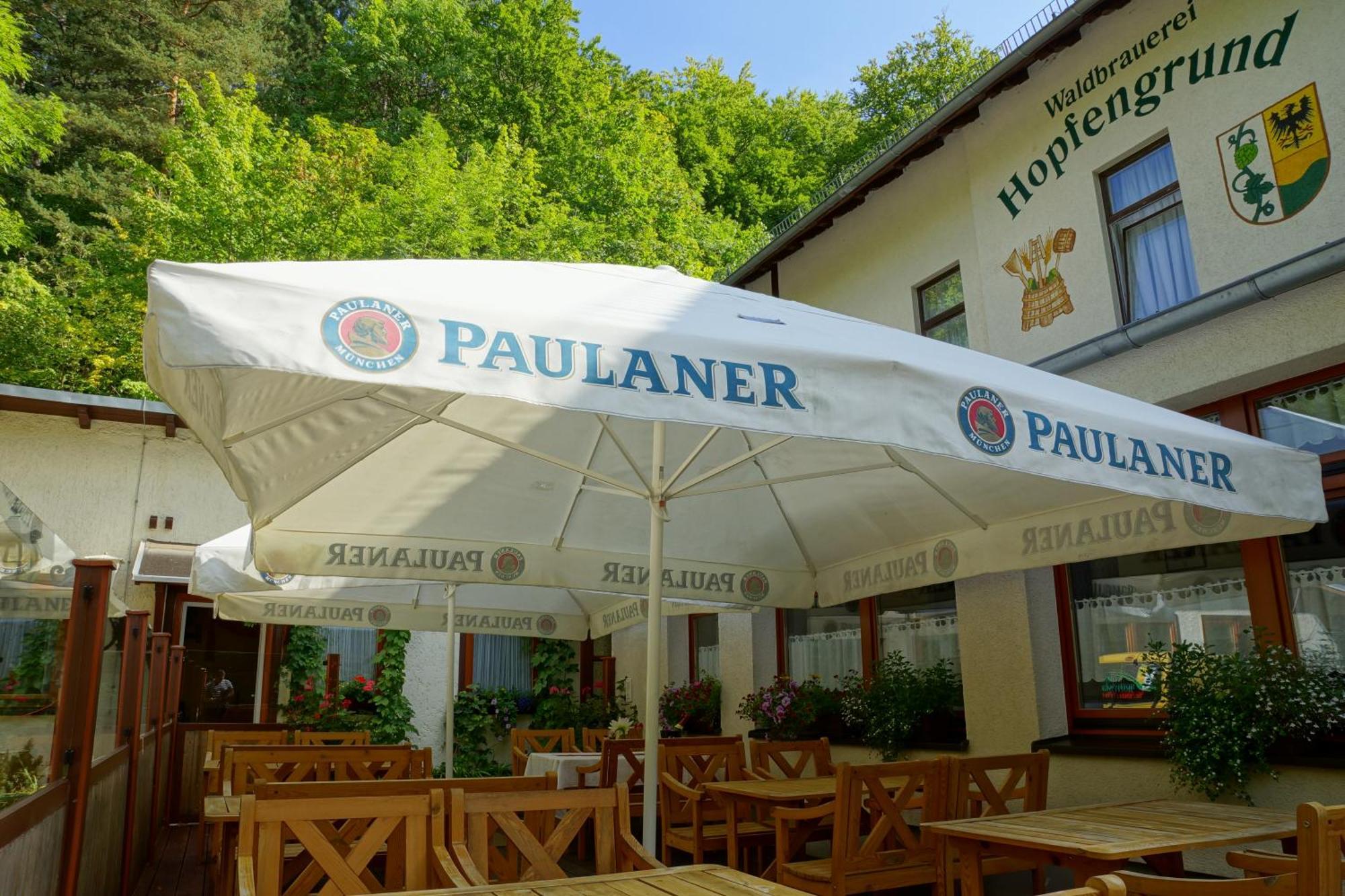 Hotel Hopfengrund Arnstadt Esterno foto